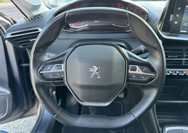 Peugeot 208 cena 34900 przebieg: 60549, rok produkcji 2022 z Głubczyce małe 631